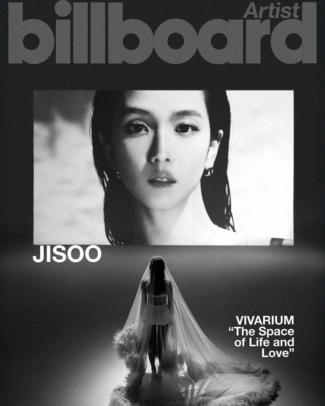 金智秀 x Billboard Korea ins封面预告，Jisoo版将共发行