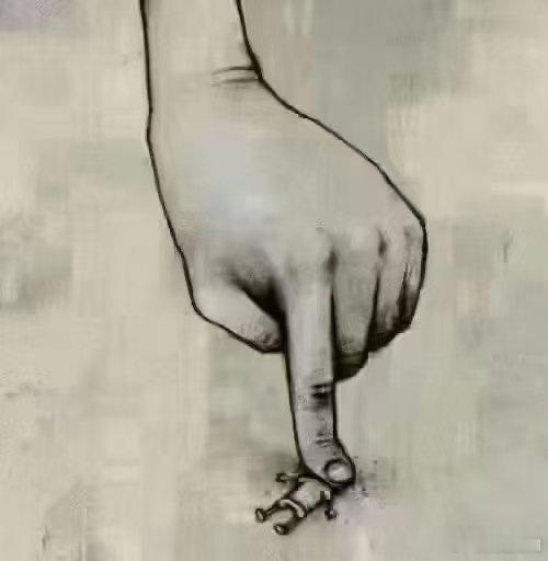 摁小人，让小人永世不得翻身，永远不沾边 摁！摁！摁 
