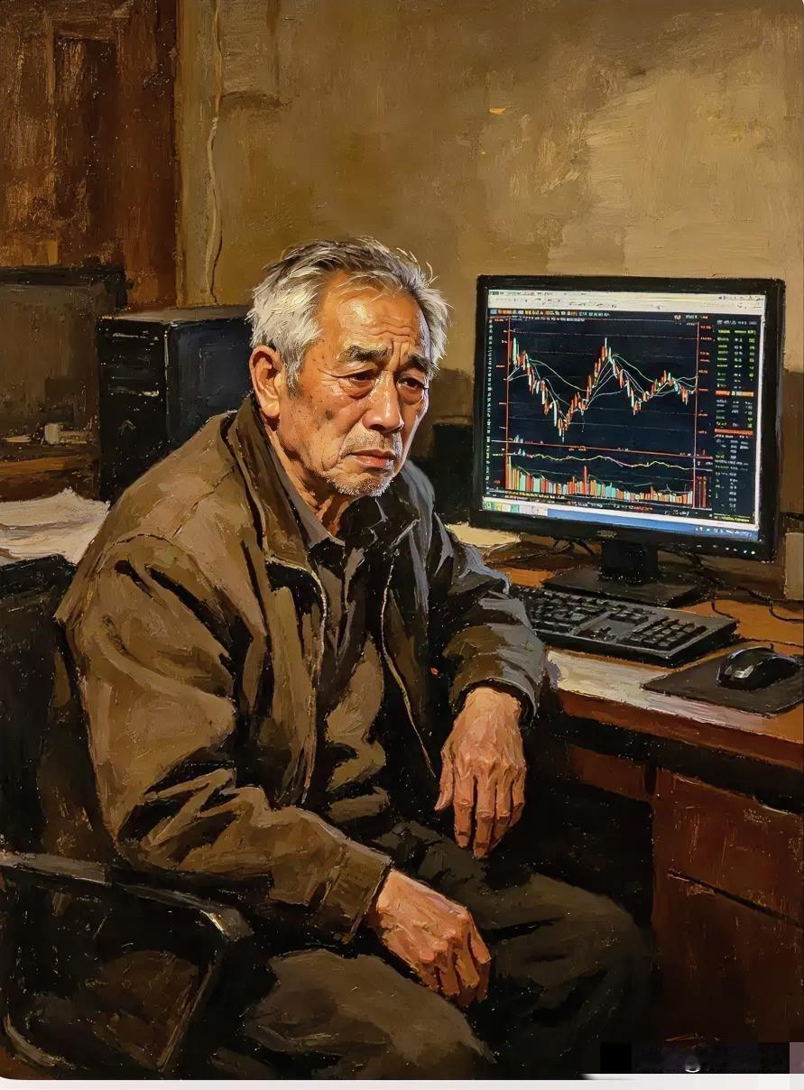 “你以为股市里亏的最多是钱？
错。老王说，亏的最狠的那笔，叫‘人生’。”

昨天