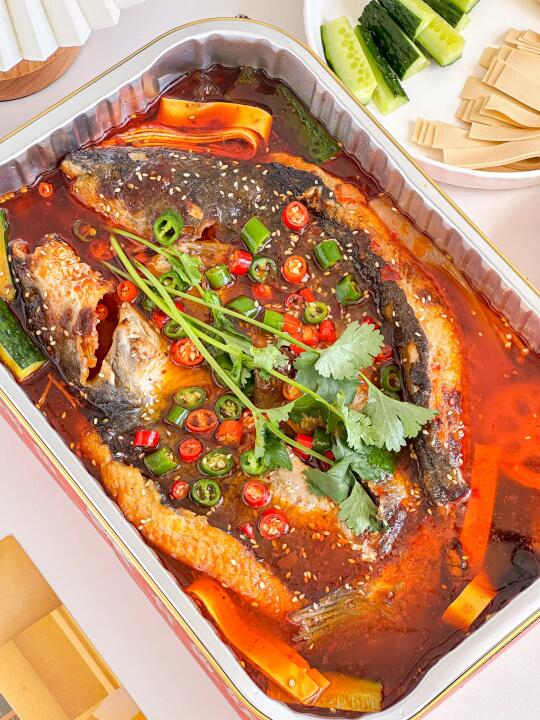 自制家庭版烤鱼🐟香辣鲜嫩巨巨巨好吃🔥
