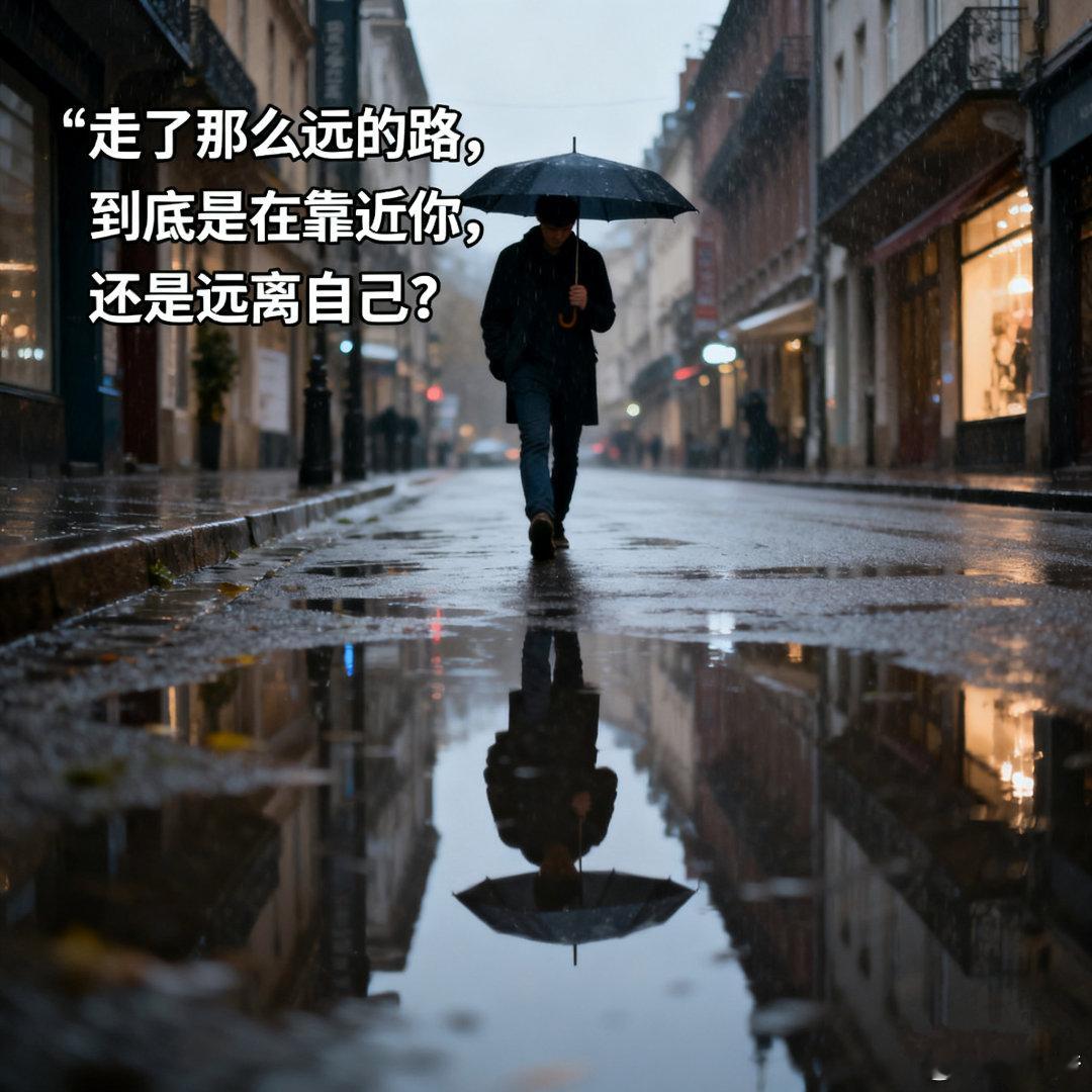 走了那么远的路，到底是在靠近你，还是远离自己？