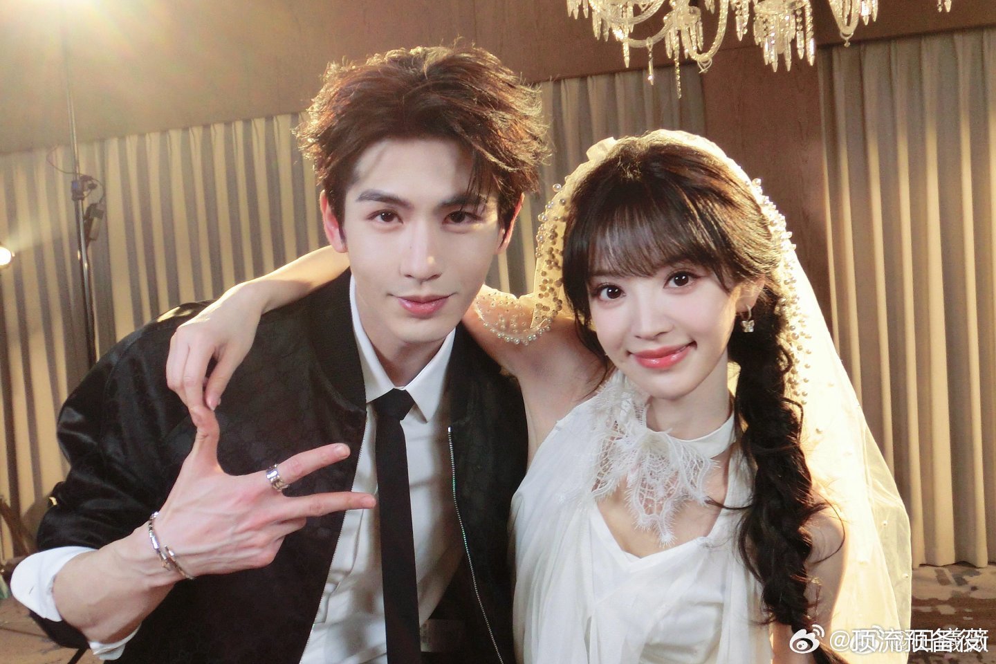 张凌赫田曦薇你们好事做尽婚纱照真的拍了张凌赫田曦薇二搭三搭