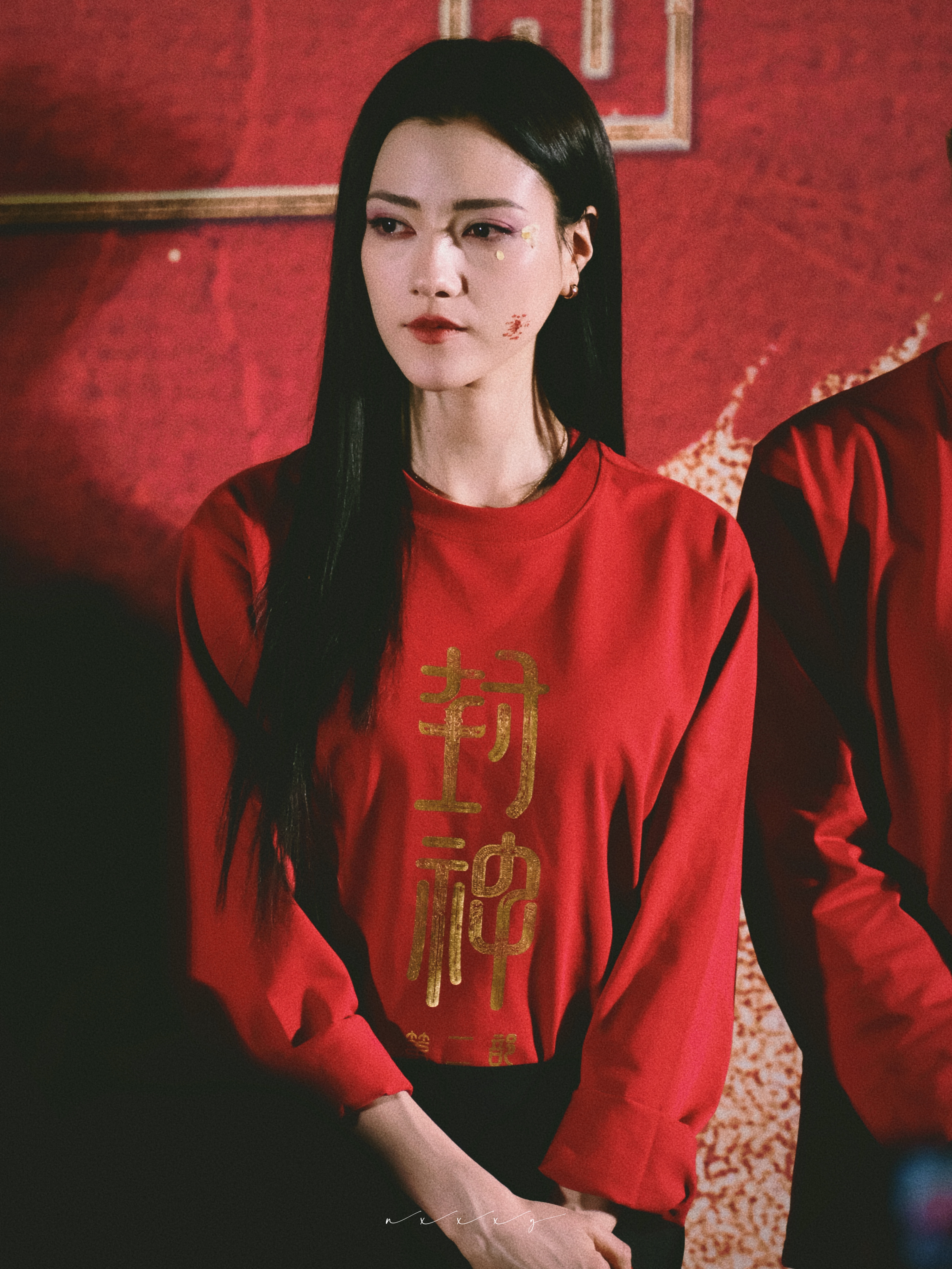 新年小妲己妆。｜《封神2》路演 娜然今天很漂亮[小繁花] 