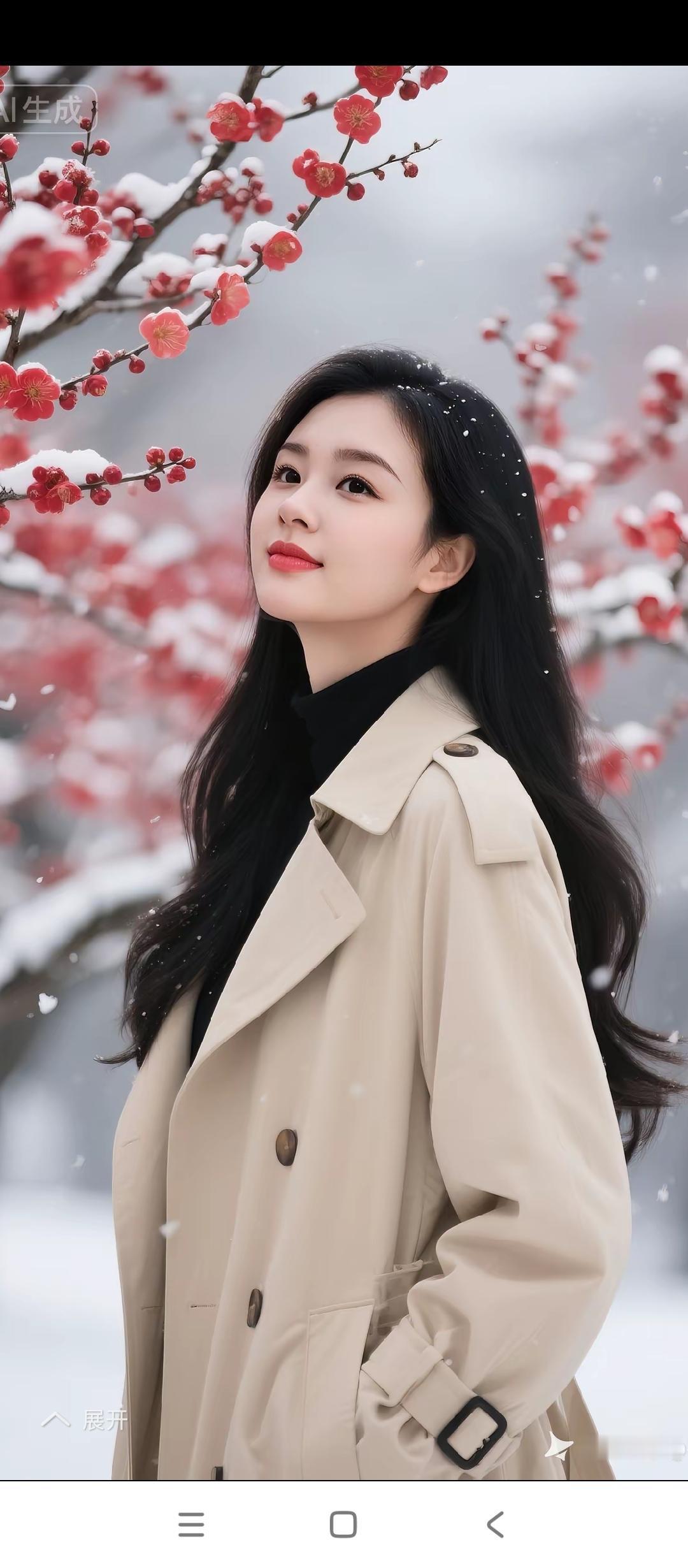 上联：静夜听风忆君语；念姐邀对寒晨赏雪念旧情。