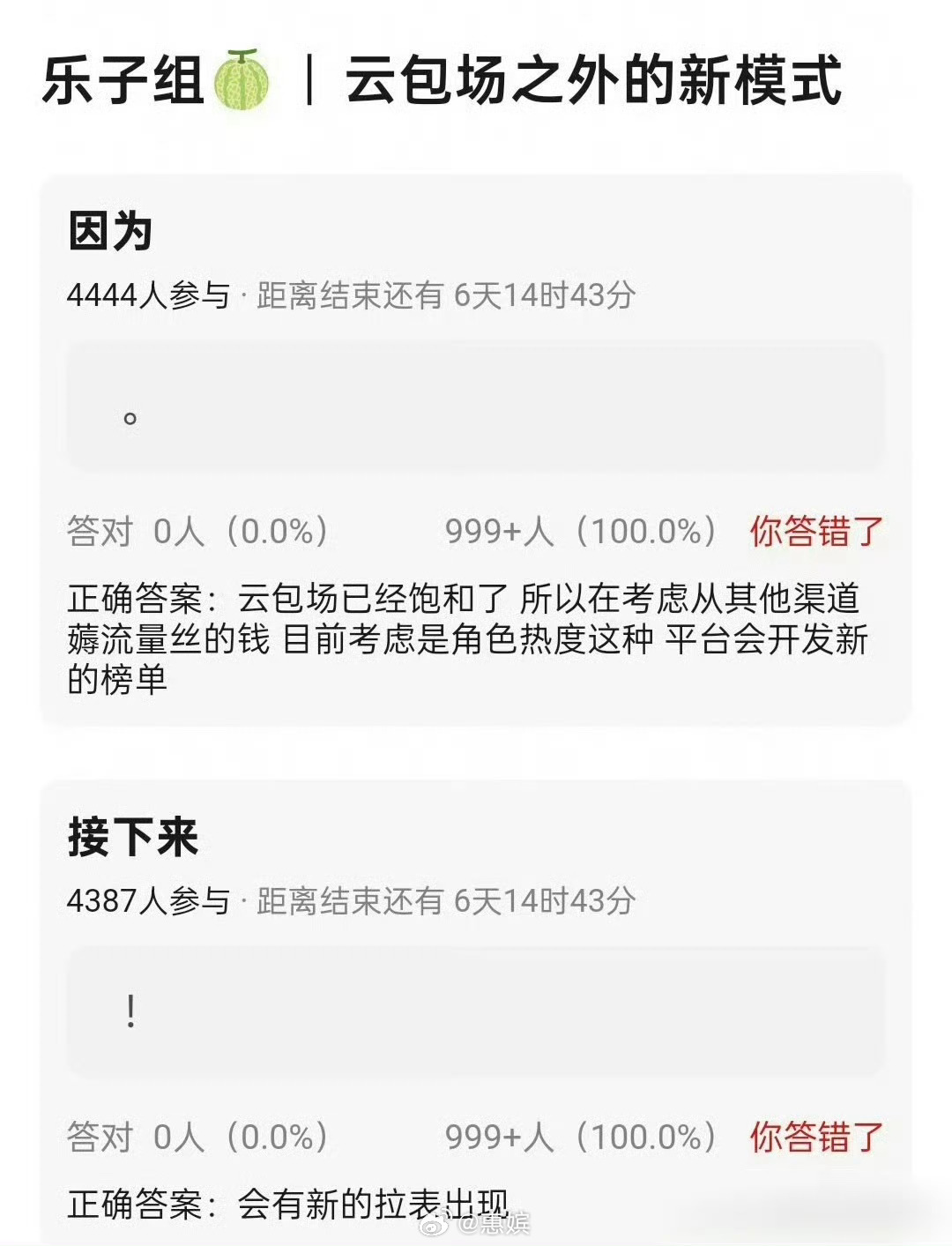 不把流量粉丝割跑誓不罢休，粉丝冲云包场已经很给平台脸了，果然互联网大厂真的是把影