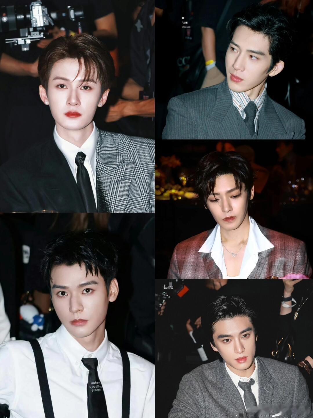 檀健次 龚俊 井柏然 侯明昊 张康乐W盛典饭拍[舔屏] ​​​