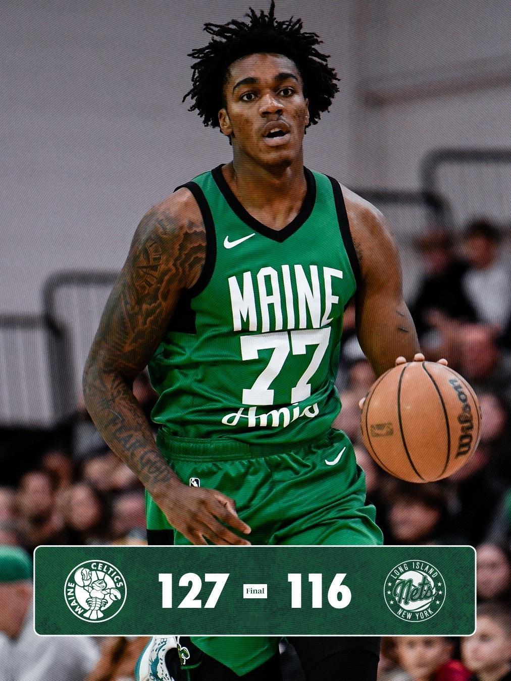 127-116 ! Celtics Win ! 缅因州凯尔特人队主场击败长岛篮网