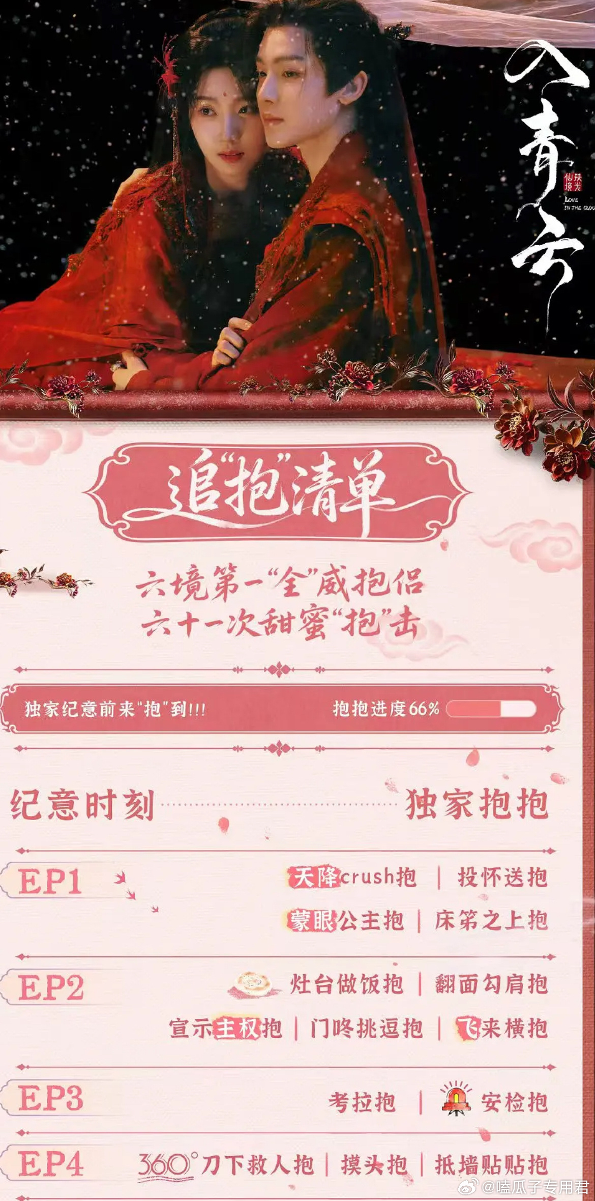 入青云期待侯明昊&卢昱晓主演的《入青云》，追抱清单已投，大家明天记得准时收看呀[