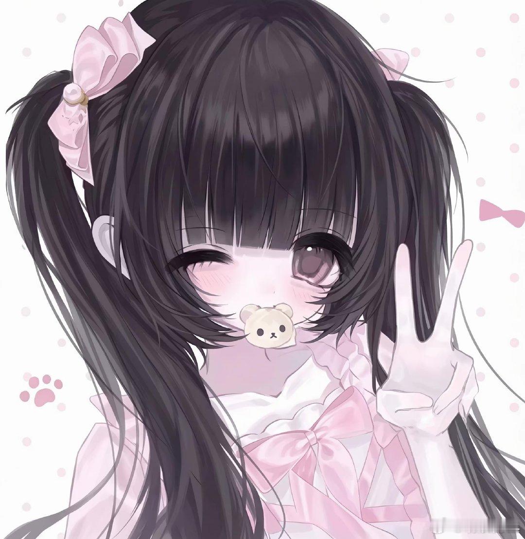 WeChat头像｜动漫头像手绘女生头像 二次元治愈系卡通女生头像 唯美少女心动漫