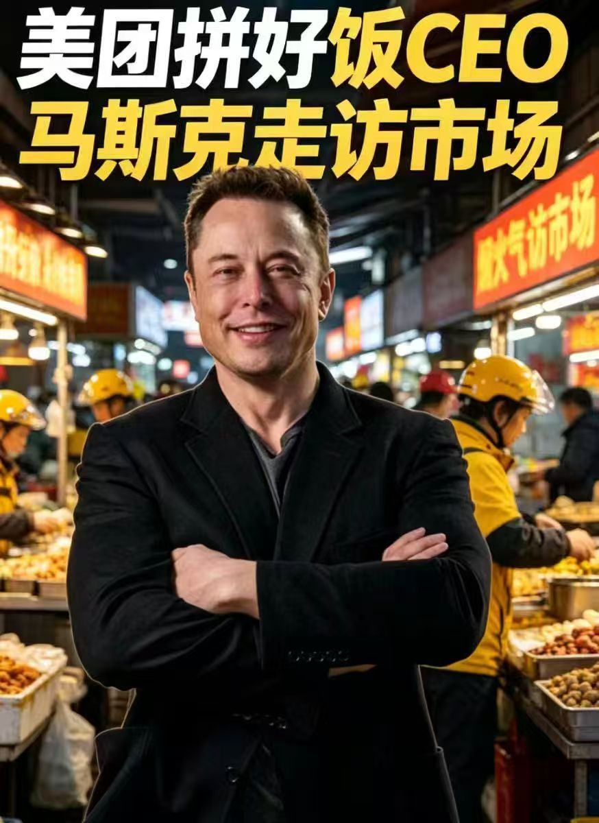马斯克疑似出任拼好饭CEO拼好饭 当首富盯上外卖赛道，拼好饭迎来全新升级，菜量足