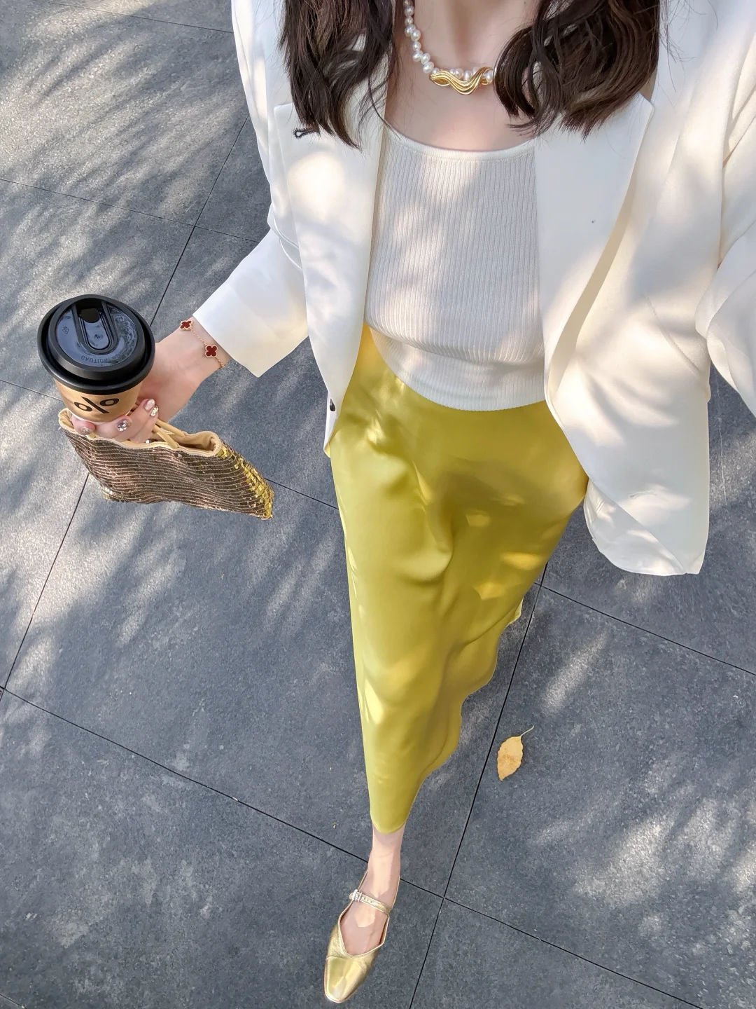 小西装➕漂亮半裙简直是打工人春夏通勤的神！