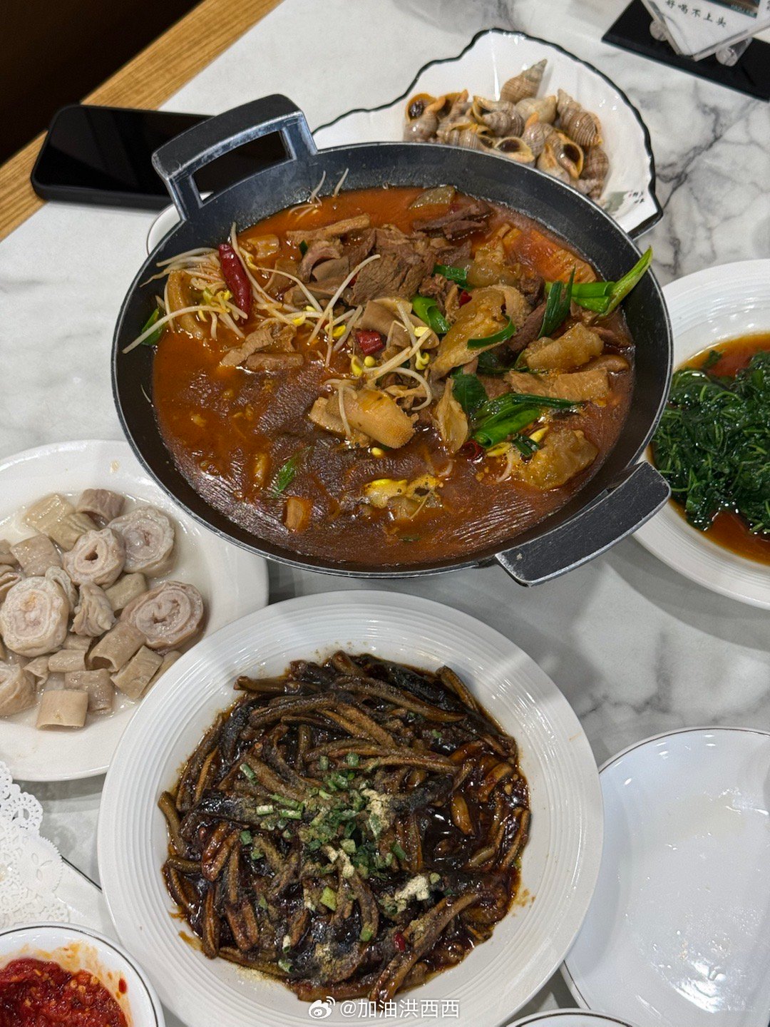 朋友们，白灼大肠你们吃过吗！ 