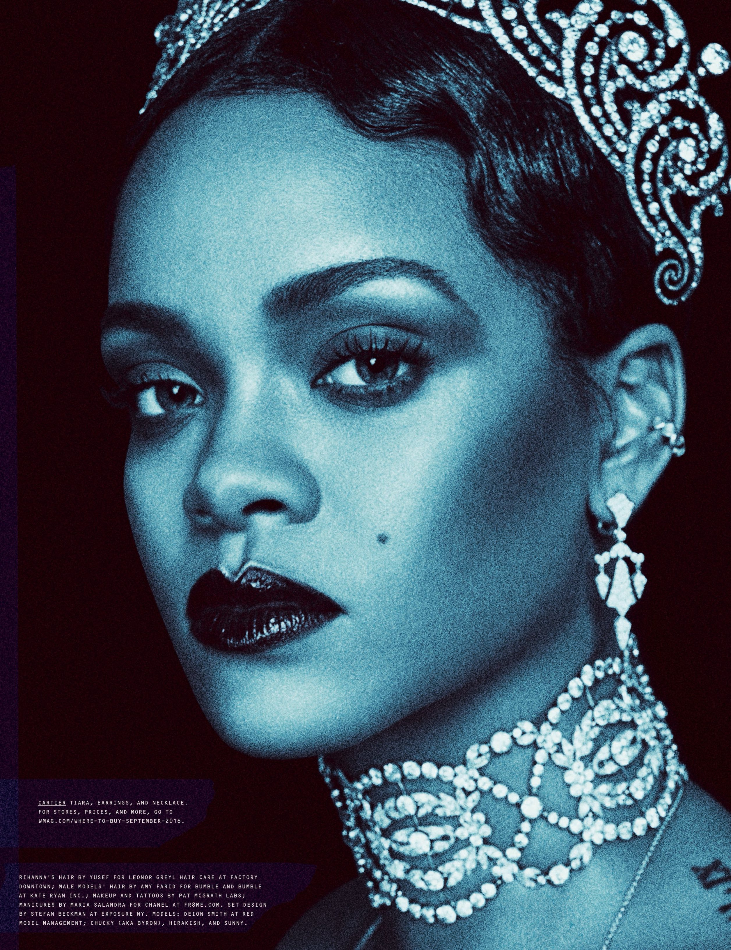 W Magazine  September  2016 回顾一下十年以前 Rih