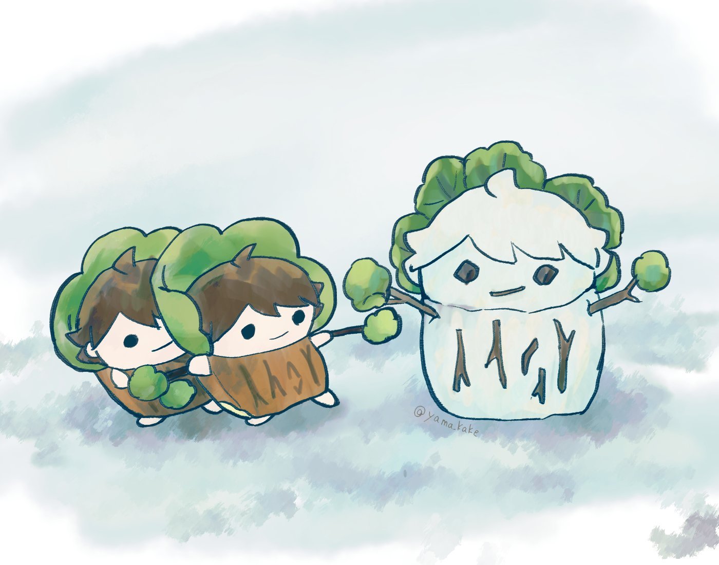 排球少年  及川小树雪人！！绘：yama_kake 