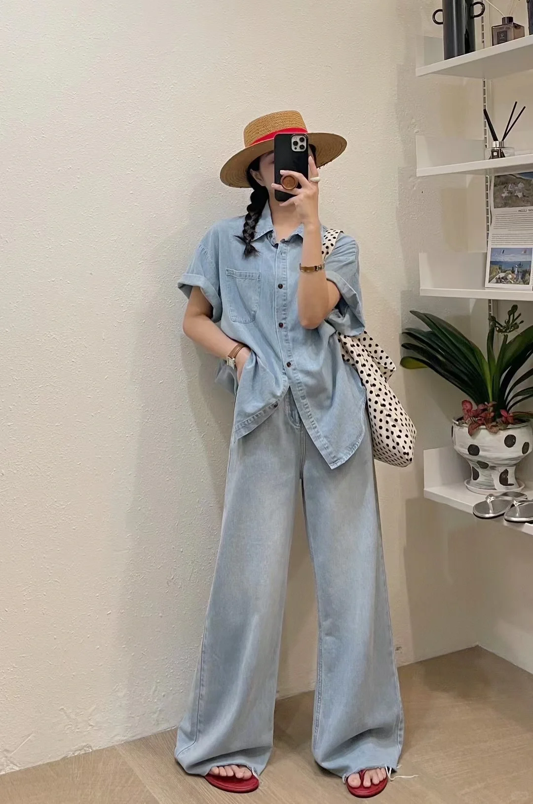 春夏韩系休闲风穿搭