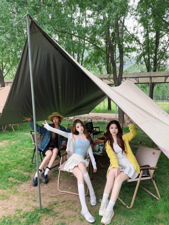 春日露營記⛺️🌲『💿·🎼·🎧』