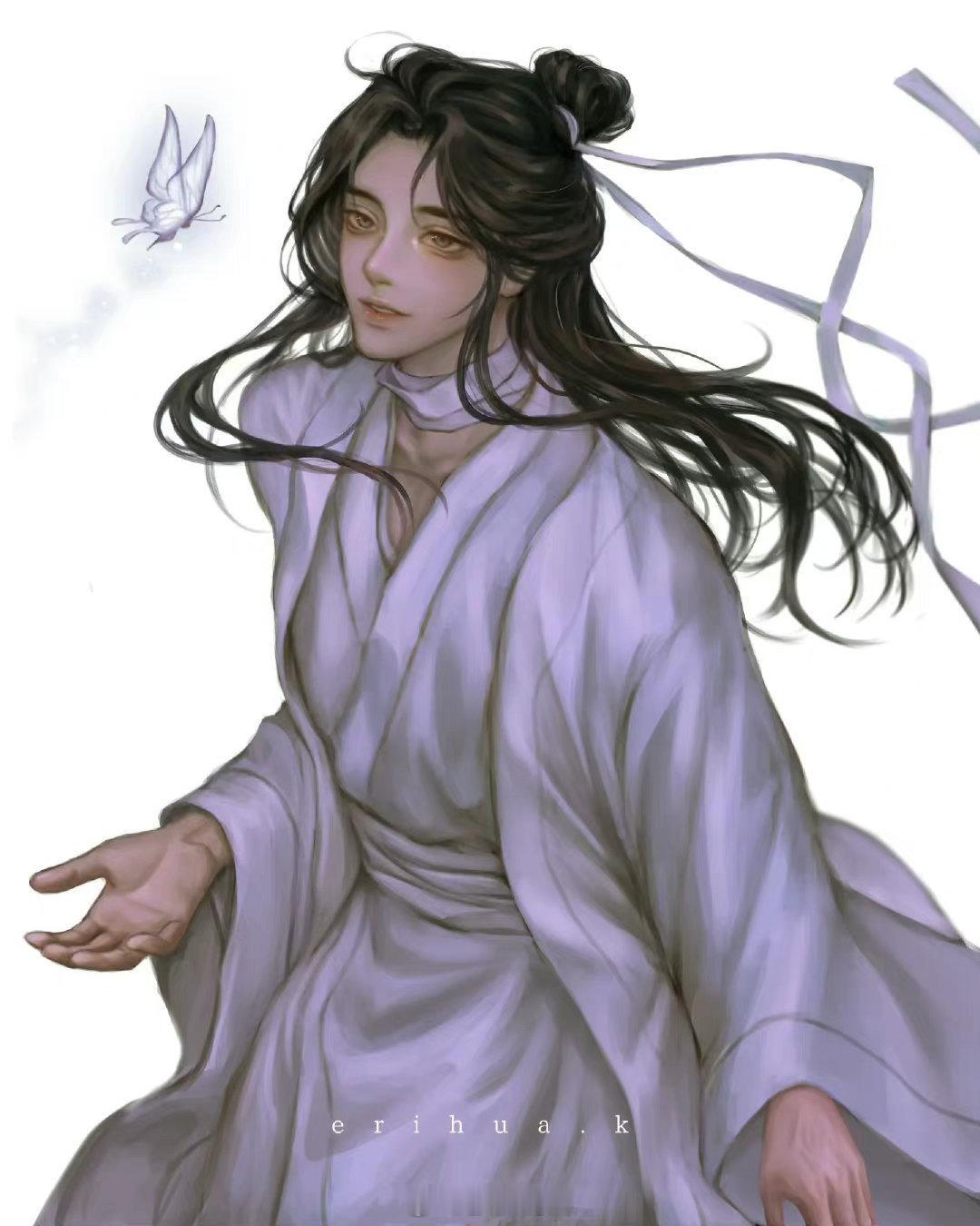 天官赐福谢怜触不及防一把大刀，好心疼怜怜啊[泪]x：erihua1 ​​​