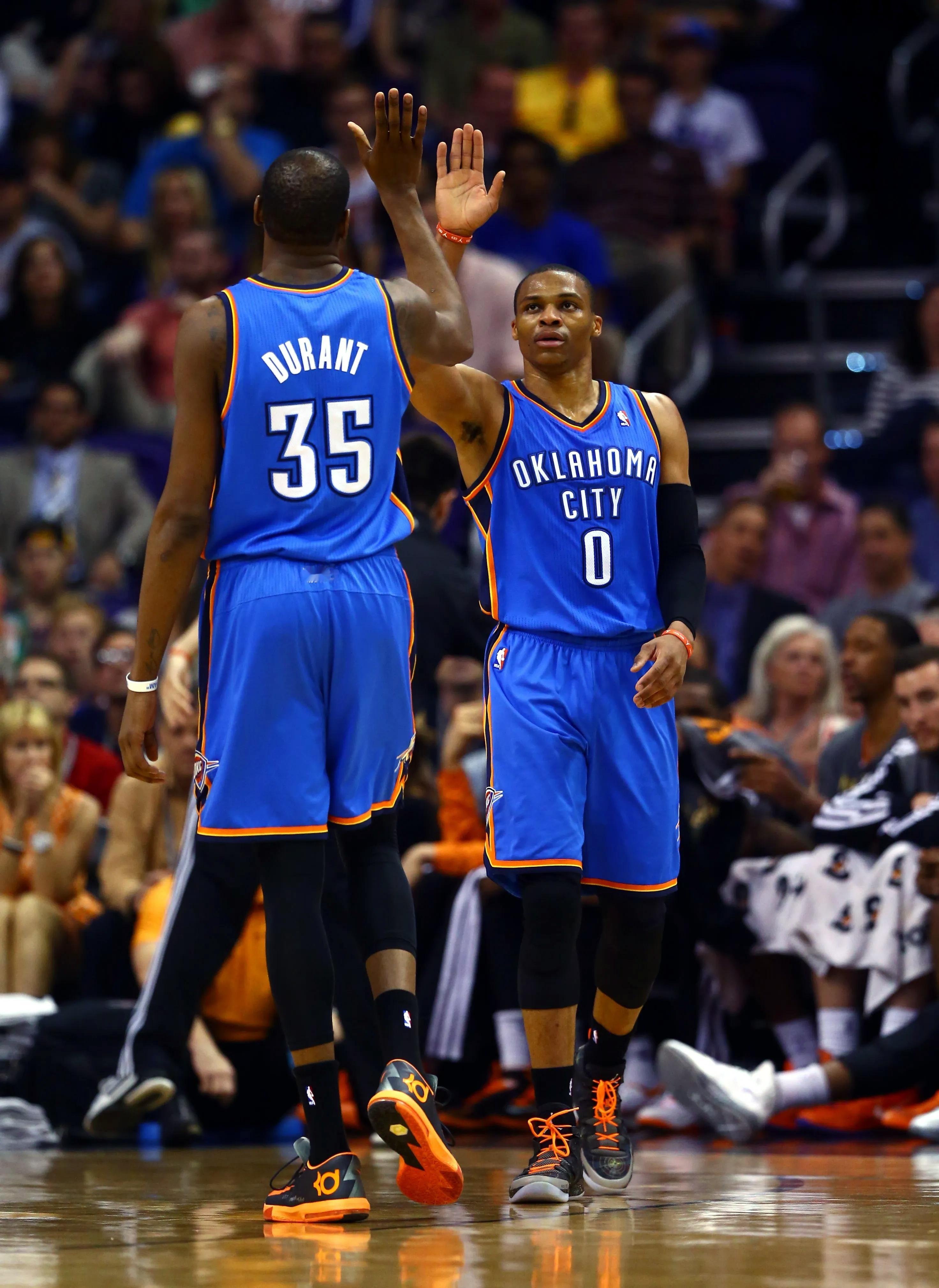 Kevin Durant & Russell Westbrook 2014nba