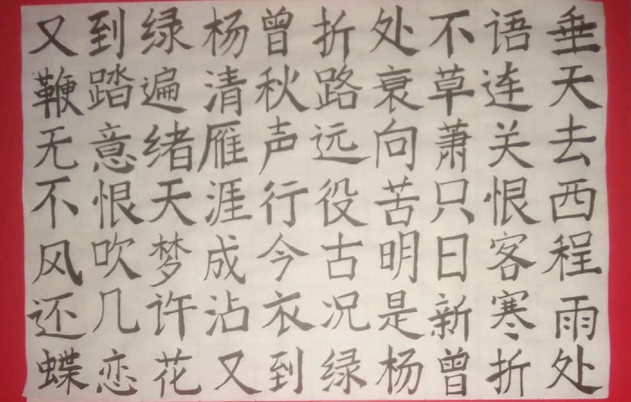 练练字 静静心