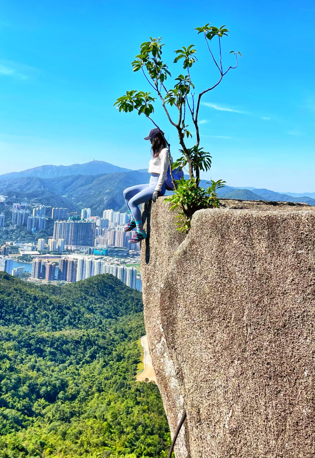 📍女婆山．香港·沒有泥土的巨石上居然有棵樹