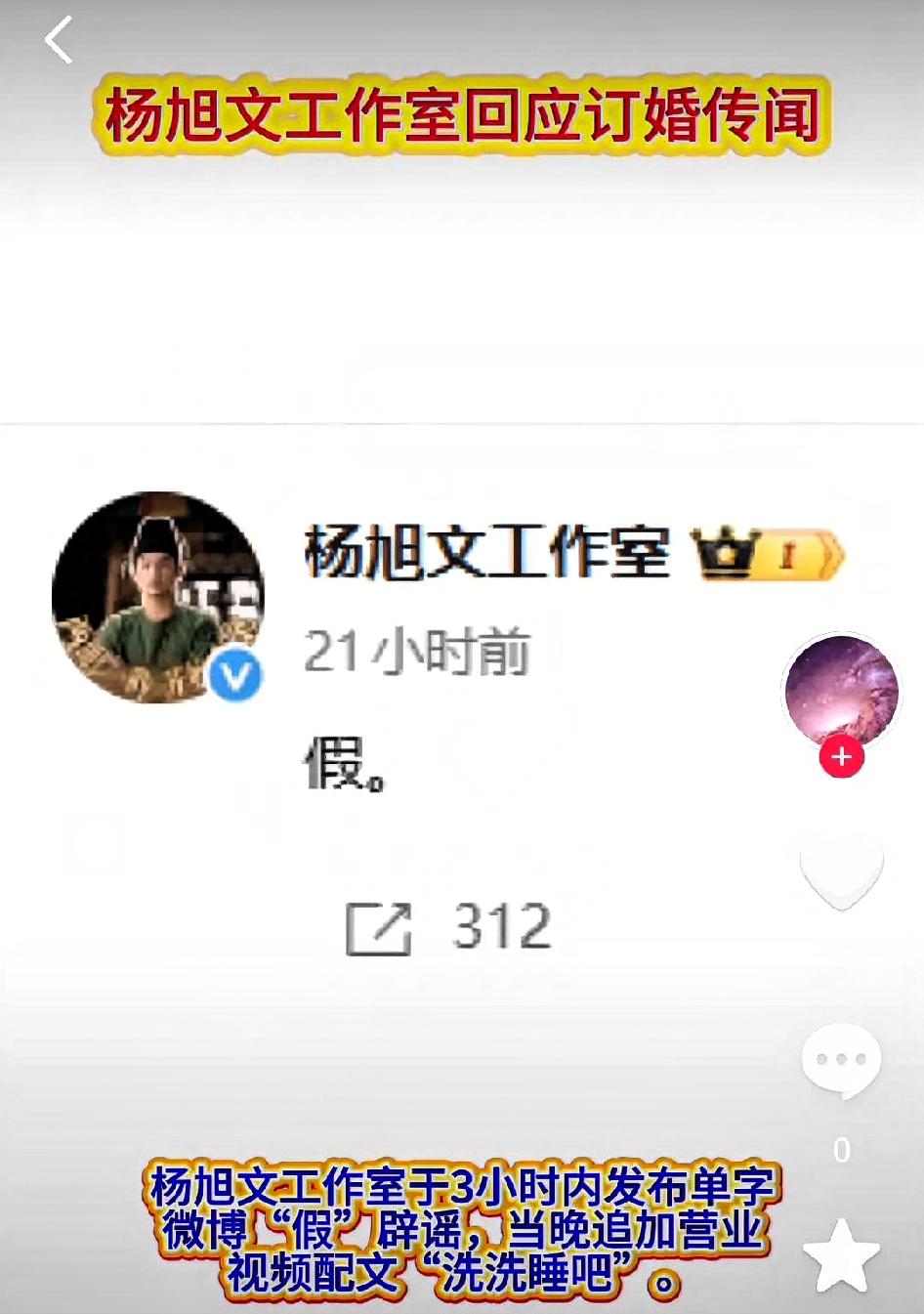 1. 回应干脆高效，止损效果显著：工作室仅用一个“假”字回应，没有多余赘述，既快