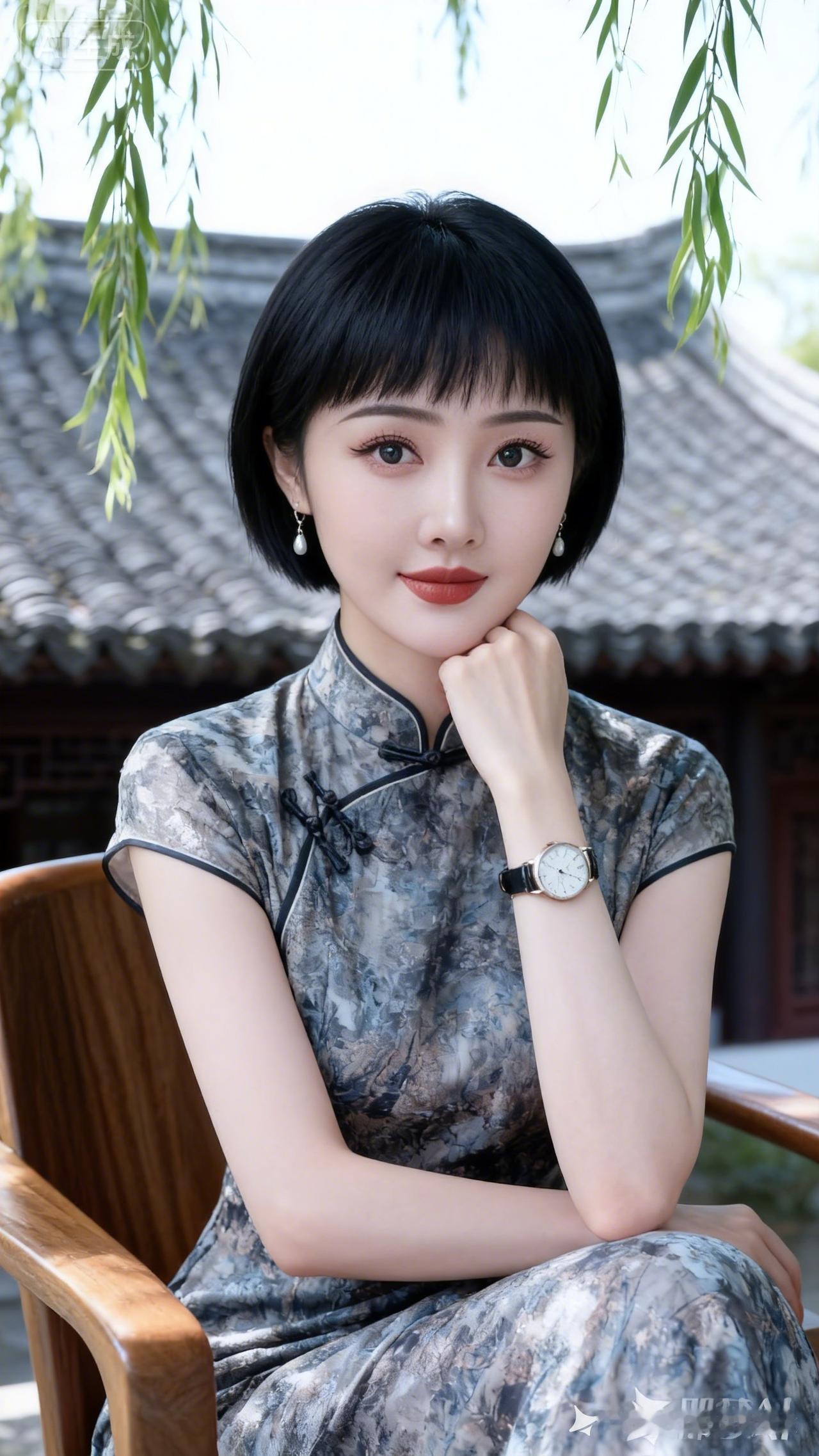 优雅旗袍，古典韵味，静享时光。