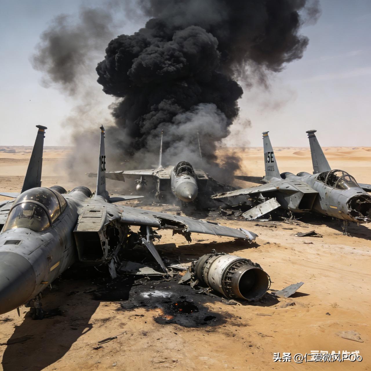 炸了！美军3架F-15E当场坠毁，不是敌人干的，竟是自己人下的手！
 
真的离谱
