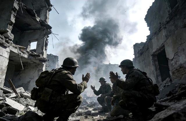 指挥部被一锅端了。卫星被打瞎了，通讯全断了，上级在哪儿都不知道。内鬼还在暗处盯着