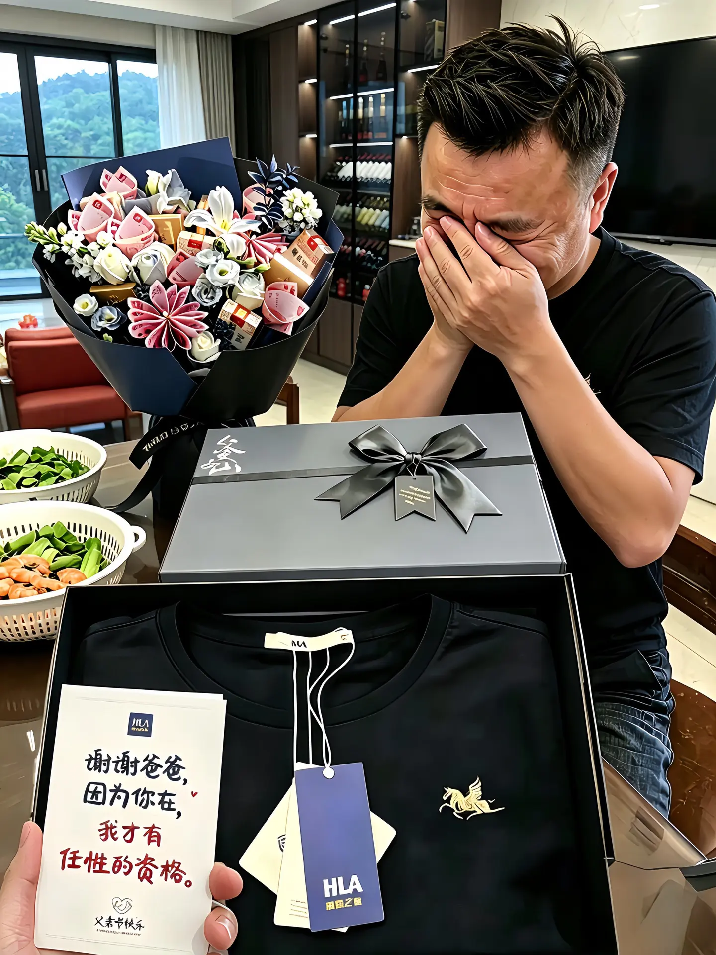 马上就到父亲节了，其实爸爸也是需要被爱的呀，偷偷给爸爸准备了海澜之家夏...