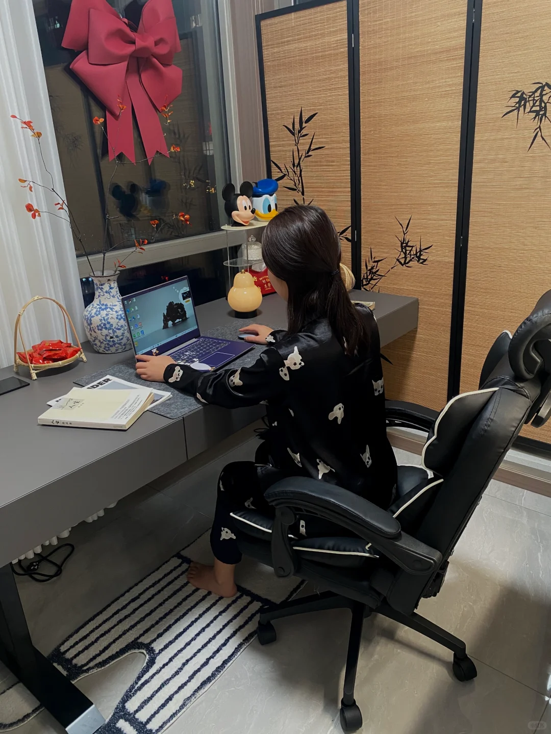一边看风景一边工作看书