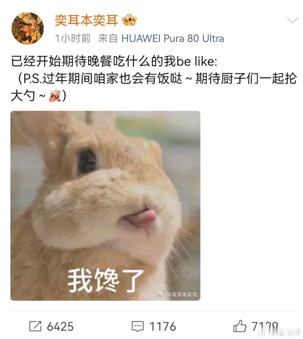 大过年的，弄简妈咪别休息呀，厨子赶紧做饭呀，孩子肚子呱呱叫了