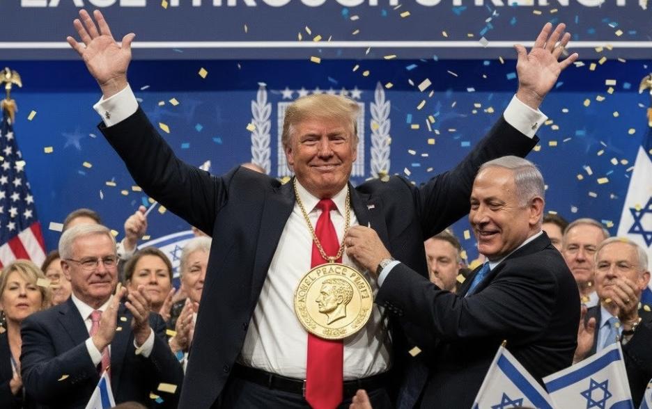 【拍特朗普马屁，内塔尼亚胡敢说“第二”，没人敢说“第一”】

当特朗普宣布以色列