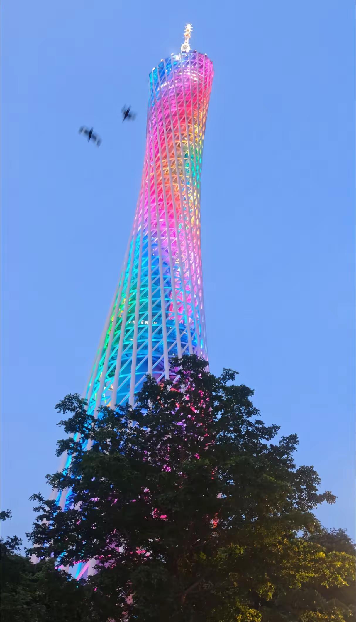 五一你就挤吧 五一 塔 广州