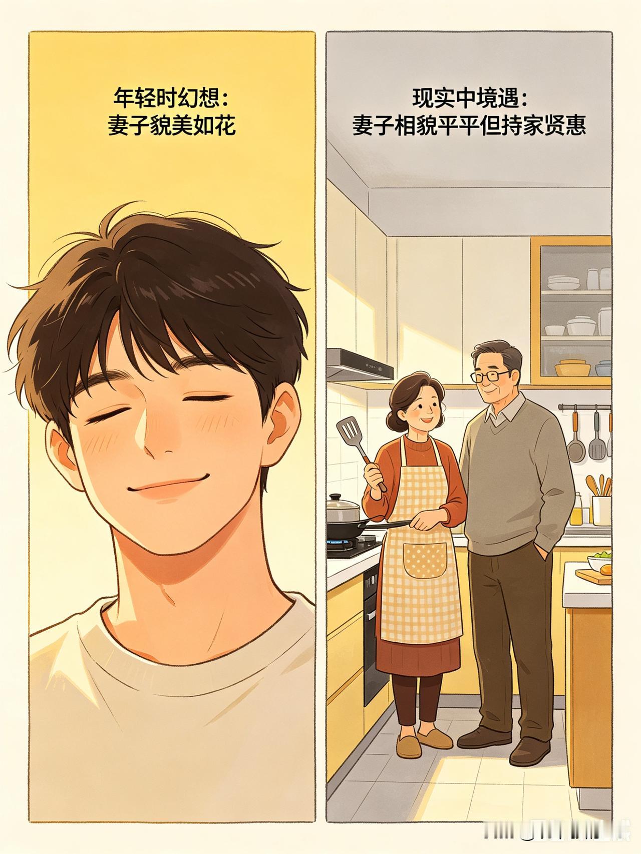 理想≠现实，
人要有点理想，
但也要接受现实！