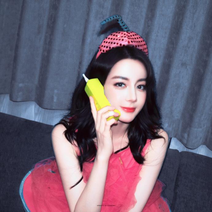 迪丽热巴与樱桃小蛋糕🍰🍒