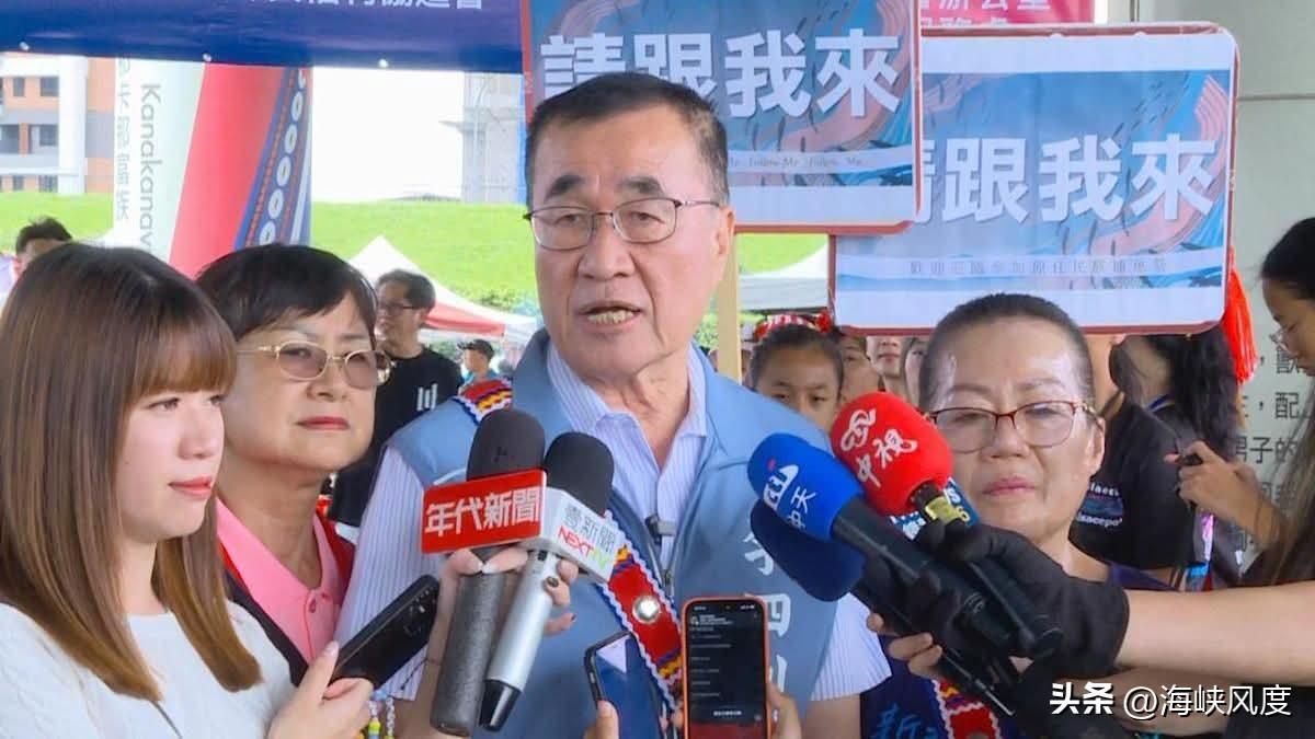 李四川与原住民见面会，邀求处重刑的高金素梅站台，媒体问是否担心受形象拖累？川伯回