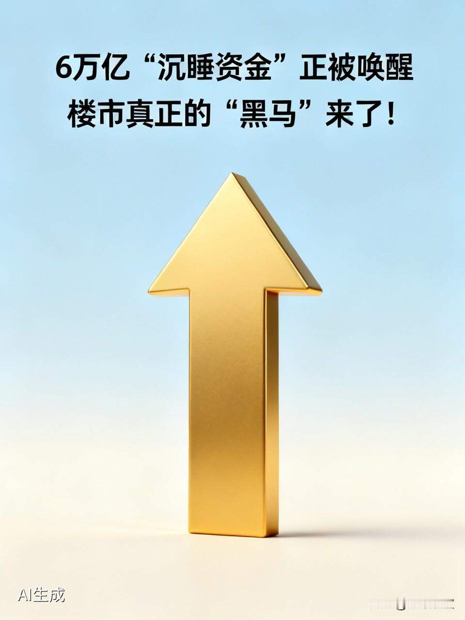 6万亿“沉睡资金”正被唤醒，楼市真正的“黑马”来了！

  谁也未曾料到，眼下楼