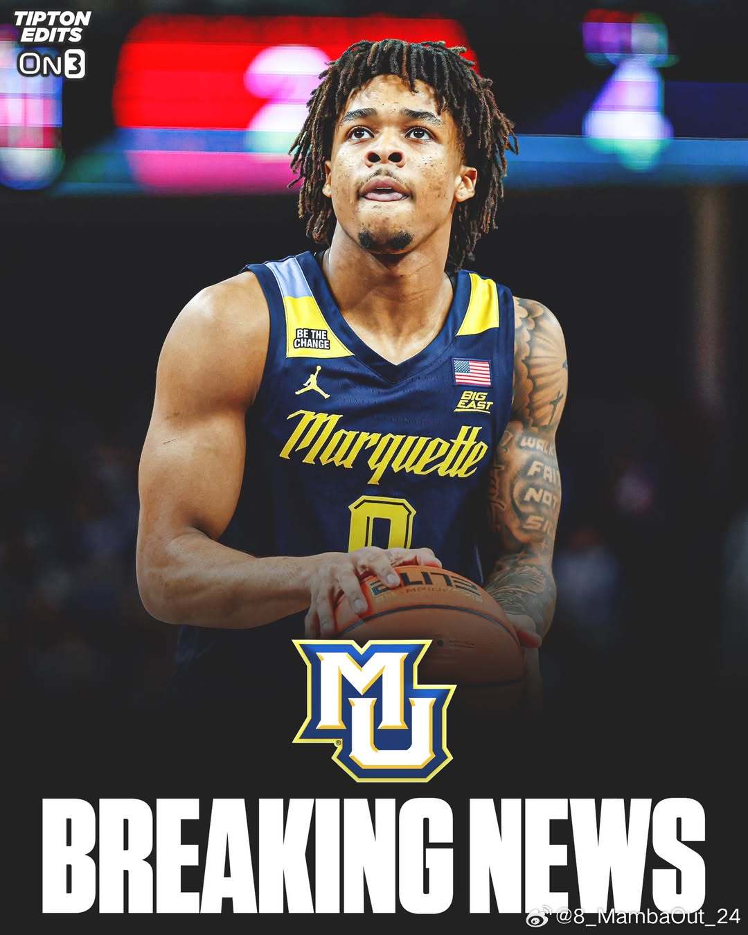 Big East年度最佳大一新生小奈杰尔·詹姆斯(Nigel James Jr.