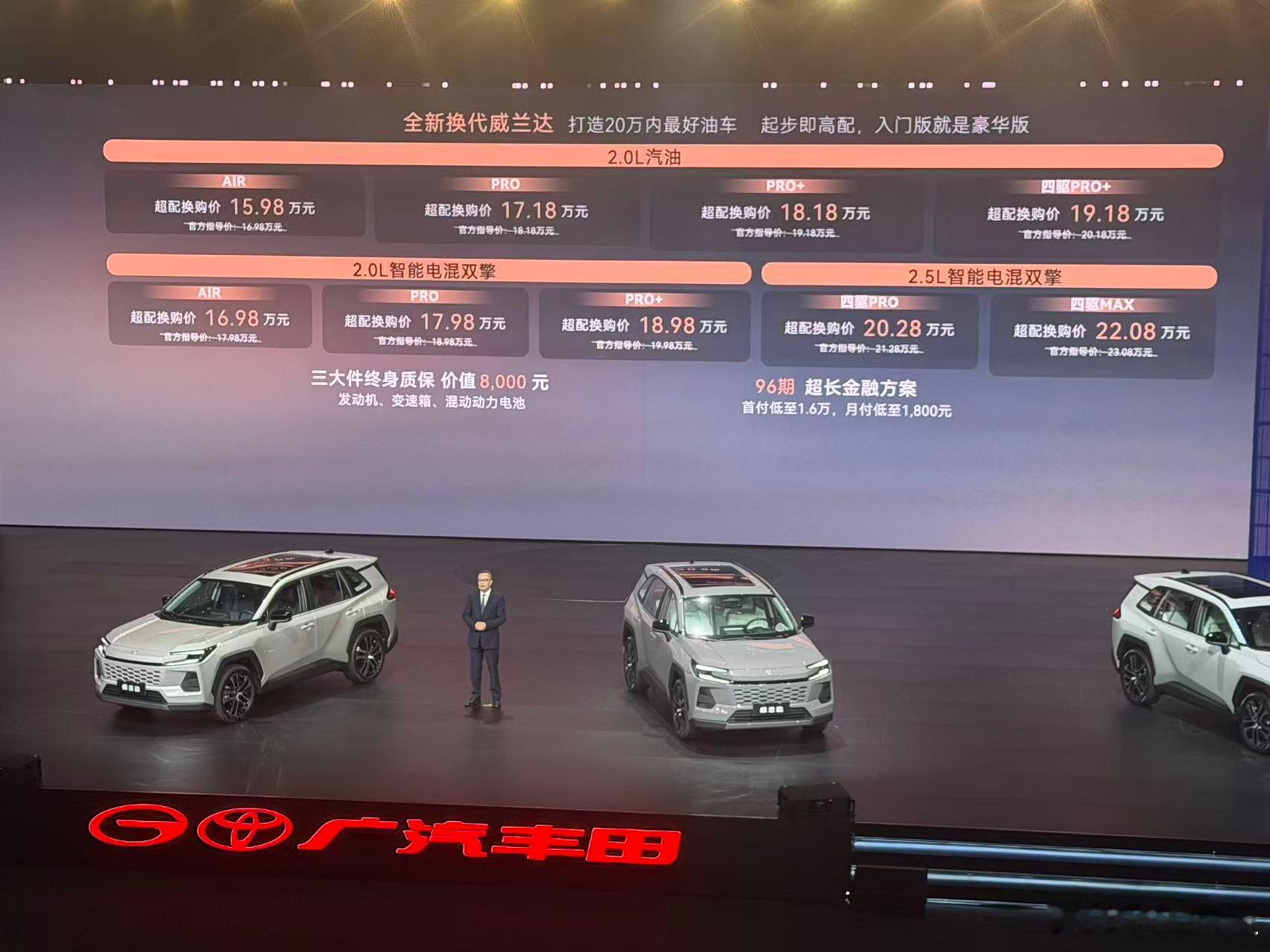 全新换代威兰达上市换购价格公布：2.0L汽油版                 