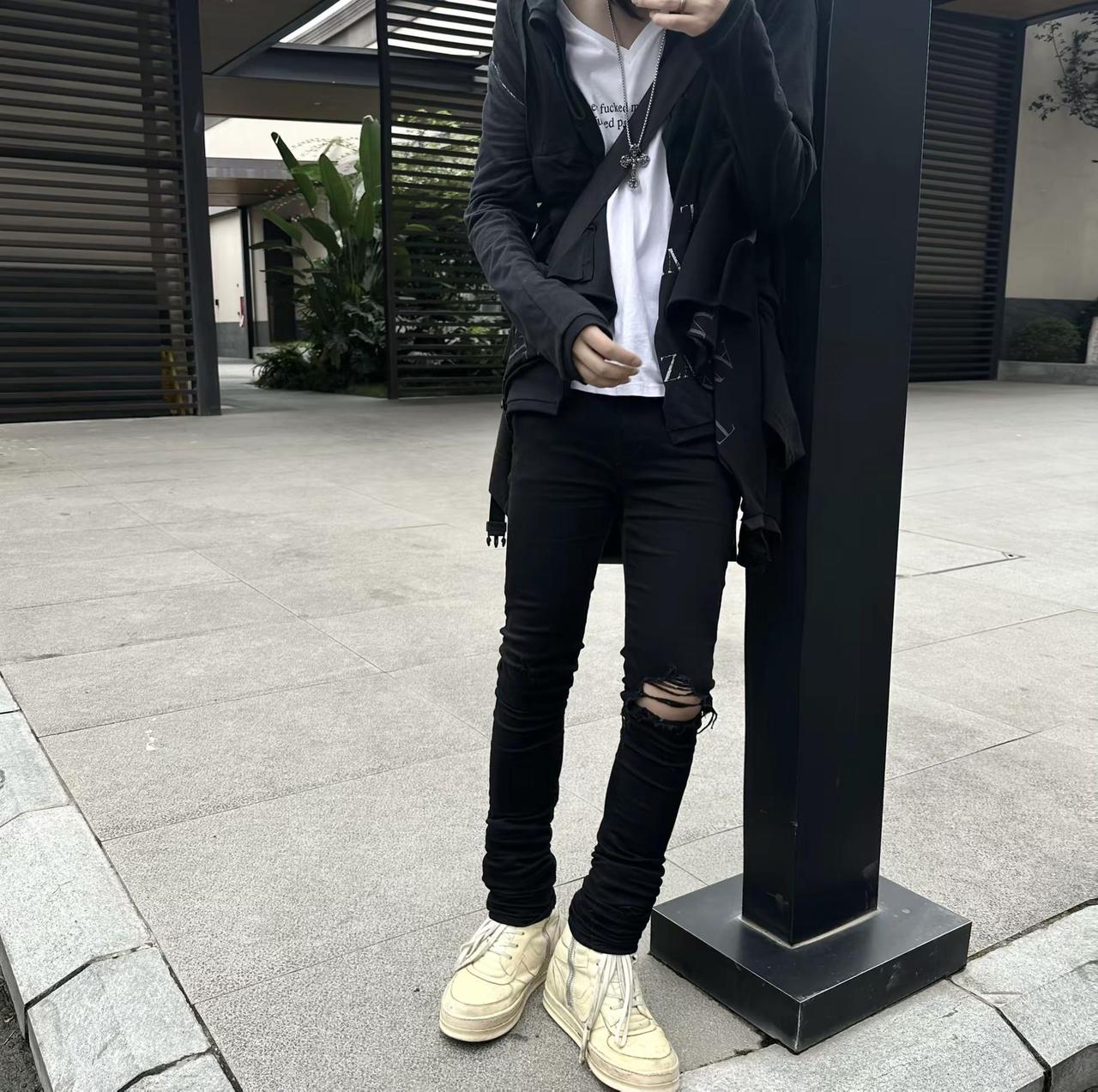 我从来不怕一个人 只是某天你的出现成为了我的依赖yyy7 暗黑高街 街头穿搭 如