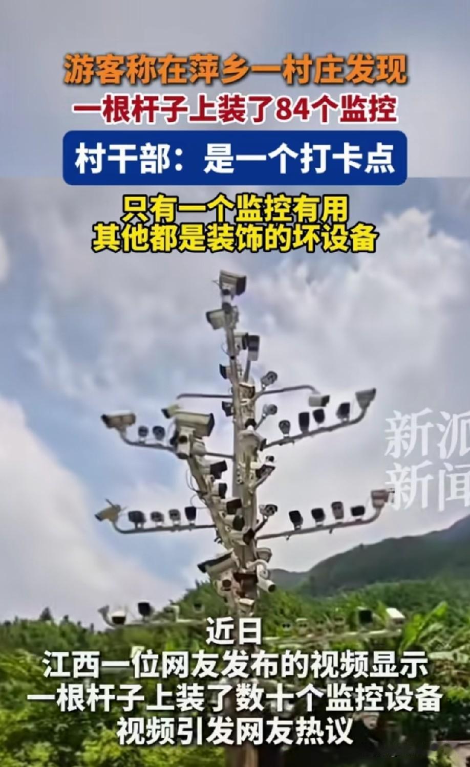 杆子上长满了摄像头[捂脸]
