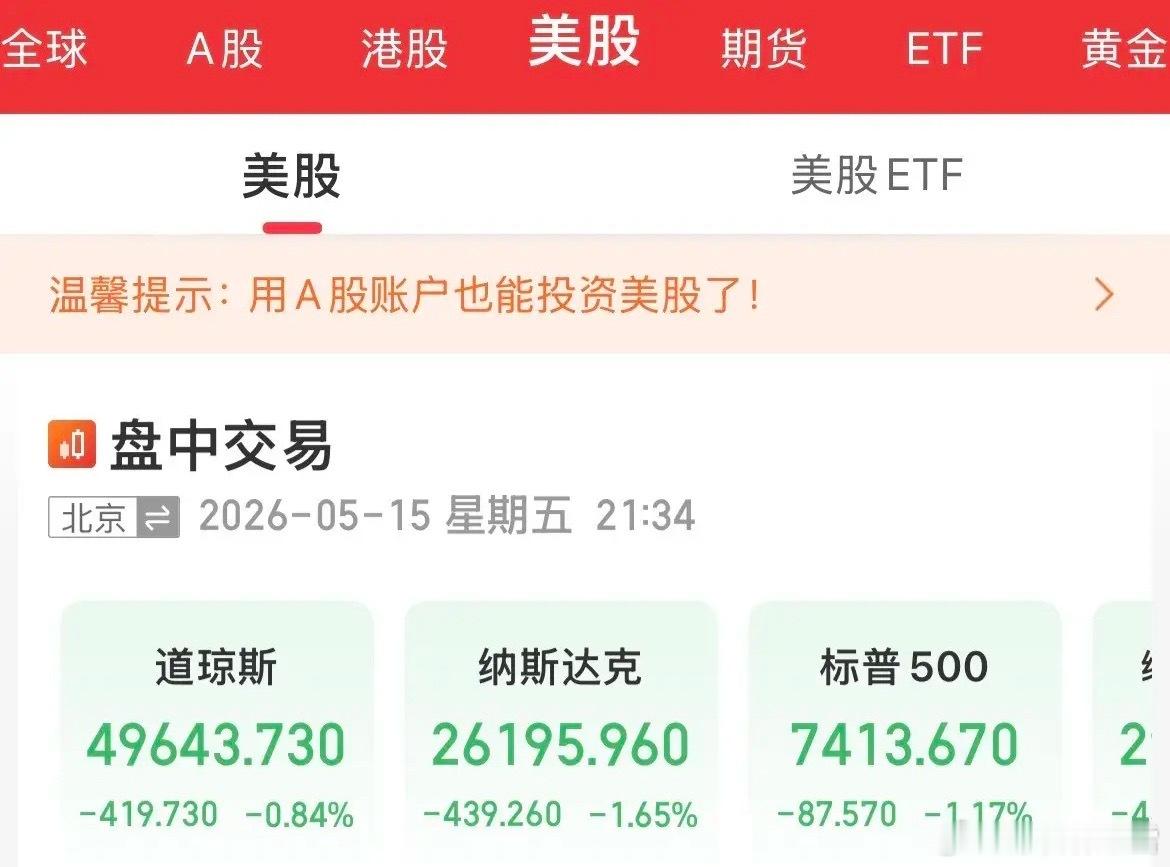 难以幸免！美股全线低开，英伟达大跌3.5%，昨晚涨的今天要还回我了，指数低开低走