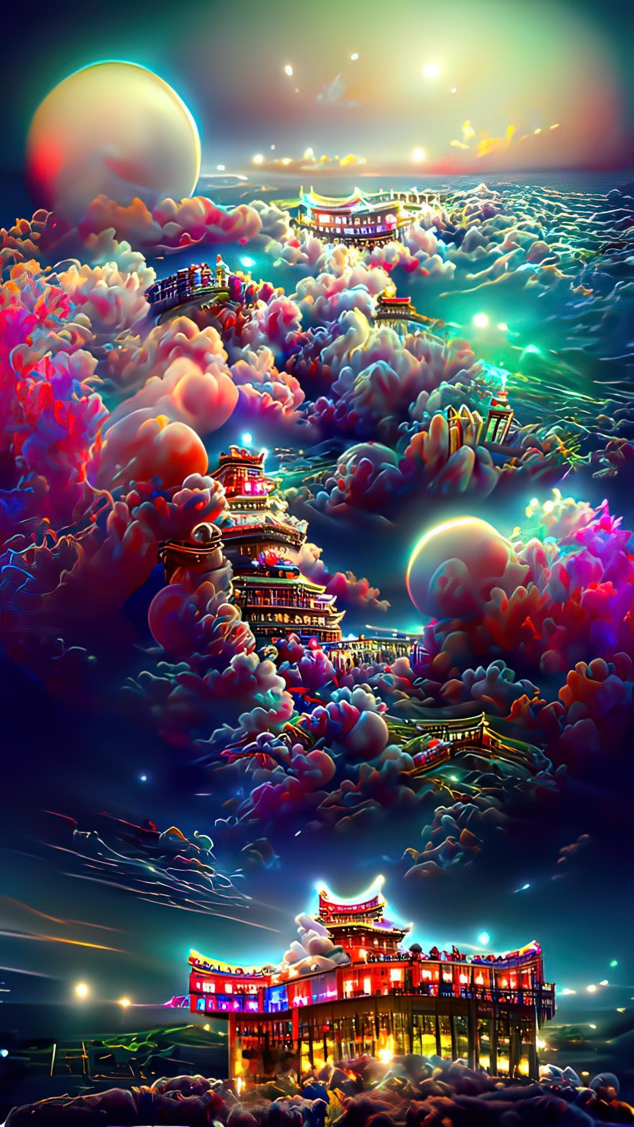 神话里的“九重天”

第九重：为陶养殿，居住着最高神-玉皇大帝
第八重天：为兜率