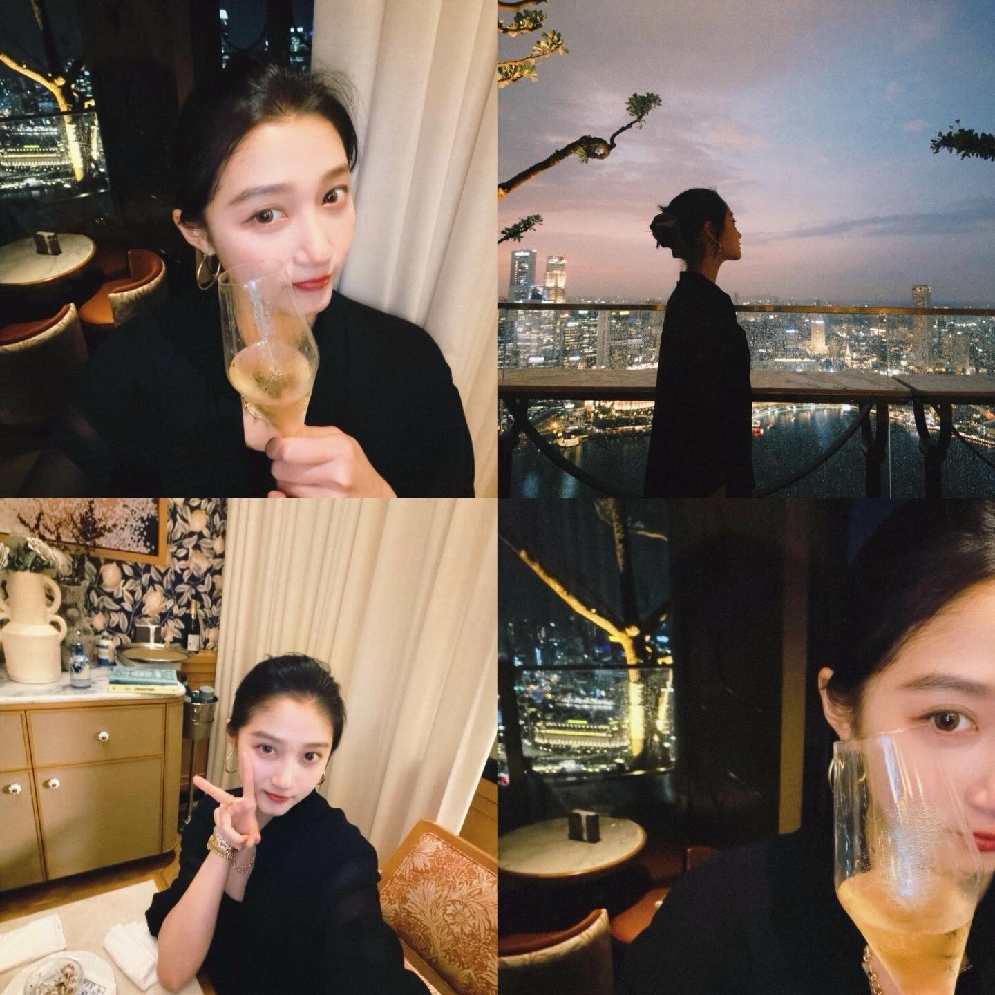 终于冒泡啦，美人美景赏心悦目