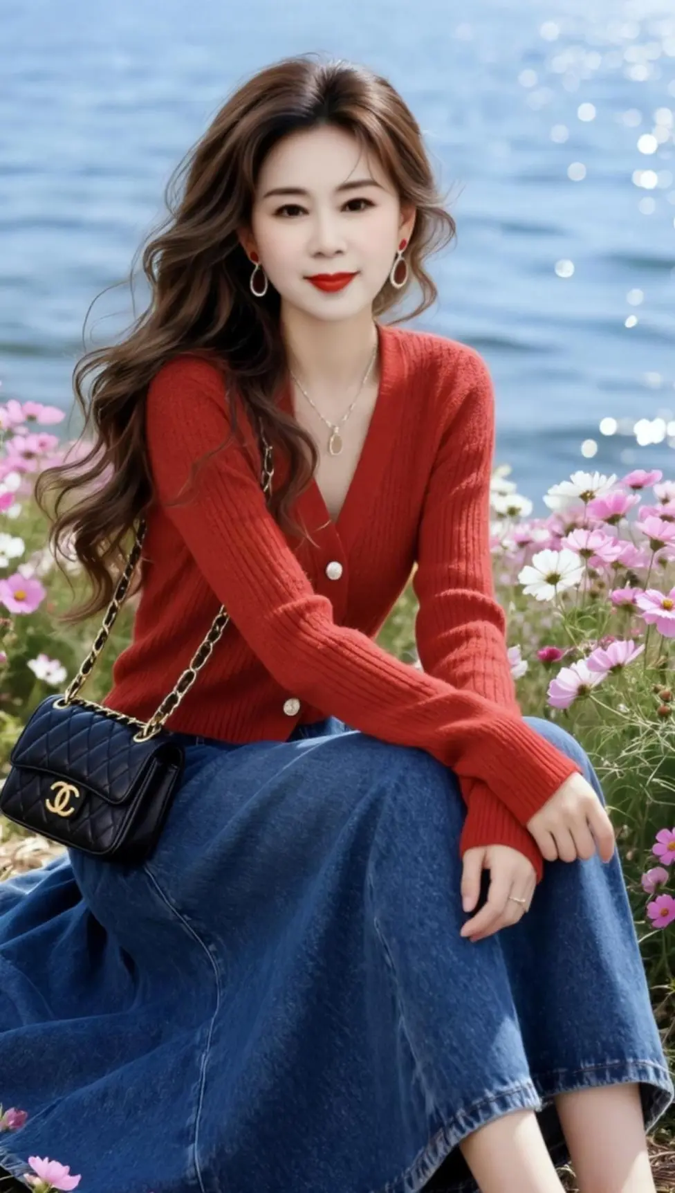 AI湖畔美人写真 随变ai随便玩