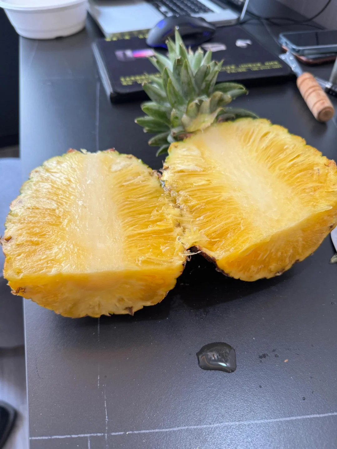 大家收到这样的凤梨，一定要找我售后！