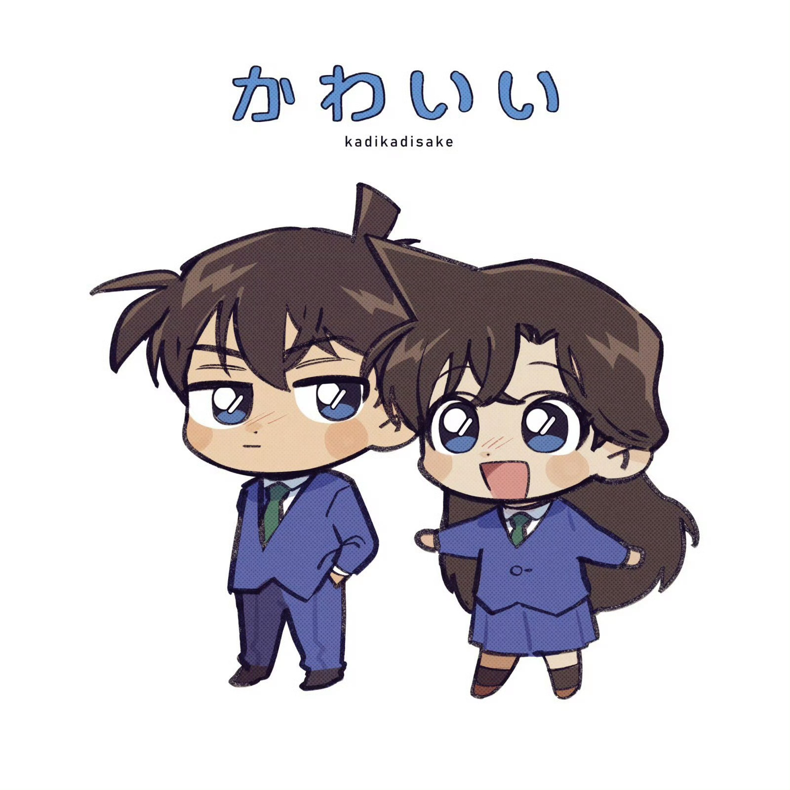 #名侦探柯南# 怪可爱的hhhhhh（x:kadikadiisake） ​ ​​