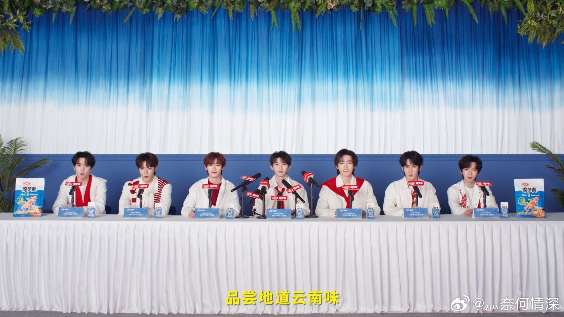 时代少年团震撼美味卫龙全球品牌代言人时代少年团热情分享地道小吃风味，主推卫龙傣味