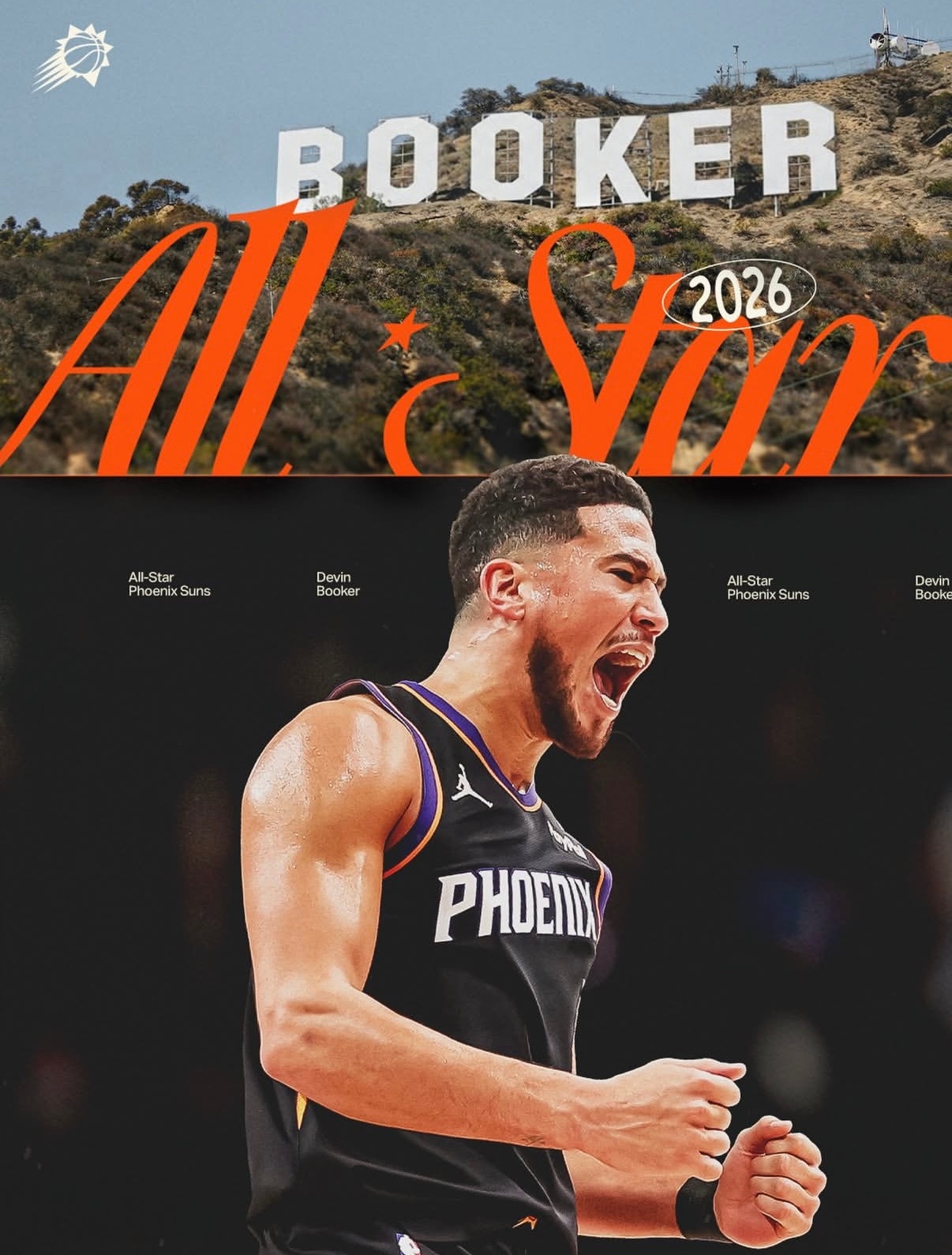 第五次入选全明星 ✨恭喜Book🙌 菲尼克斯太阳旭日东升