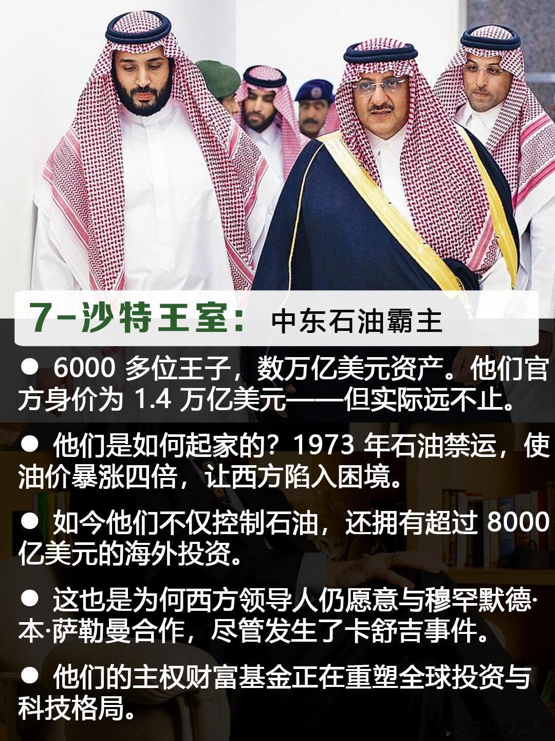 世界最有权势的十大家族： 
